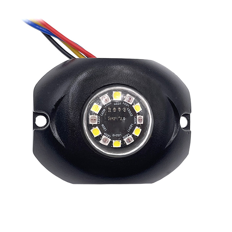 12 LED Higdeaway హెచ్చరిక భద్రతా స్ట్రోబ్ లైట్లు